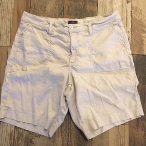 NYDJ tan linen/tencel size 14W shorts